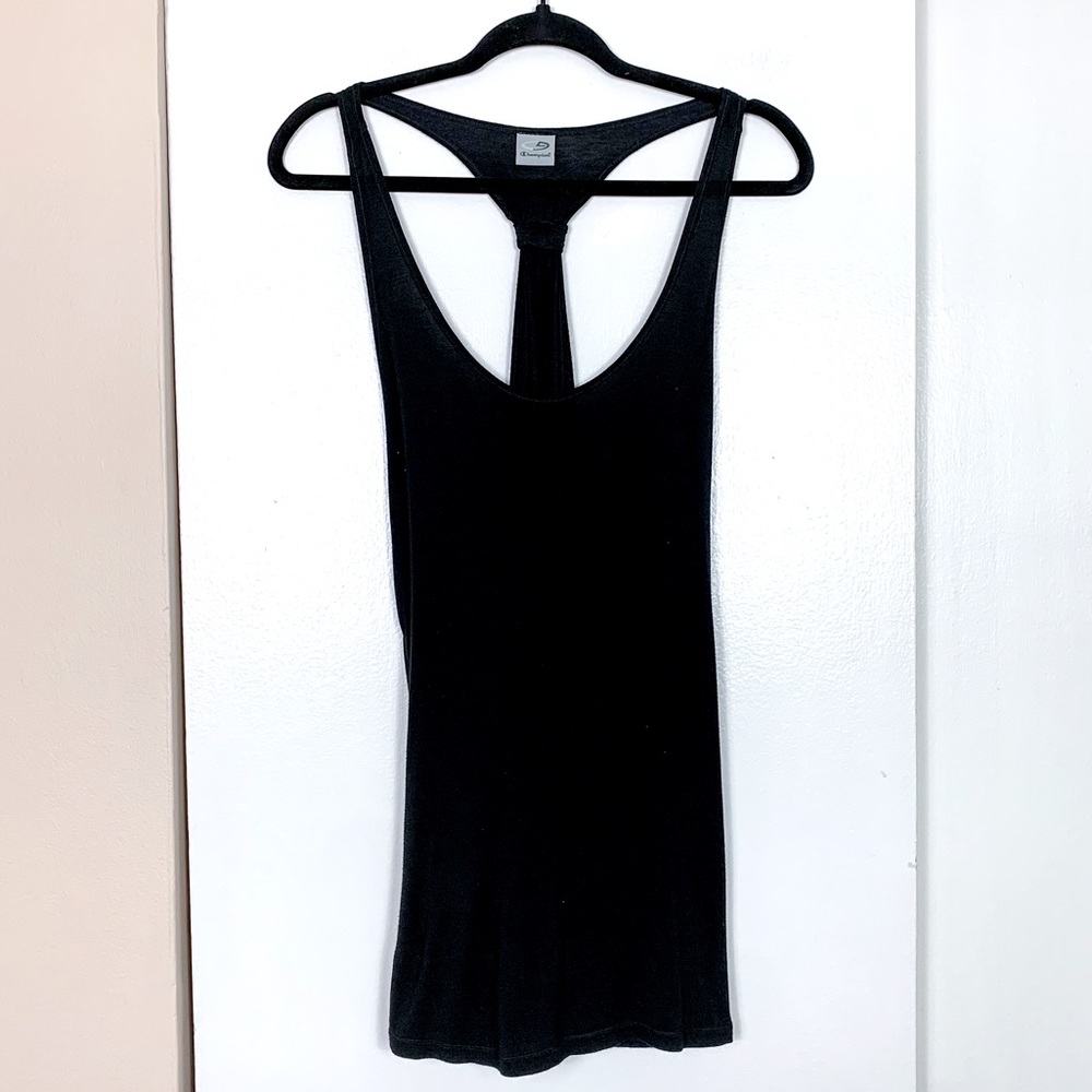 Champion Black T Back Athletic Tank Top